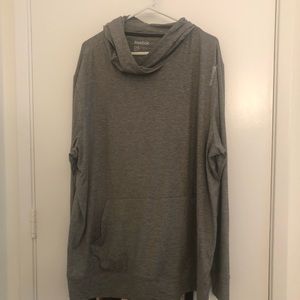 Mens 2XL Reebok hooded athletic long sleeve